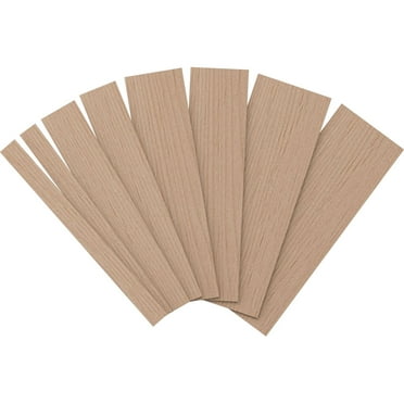 Ekena Millwork 12"L x 1/4"T Adjustable Wood Slat Wall Panel Sample Kit, Alder (contains 8 slats total)