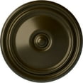 thumbnail image 1 of Ekena Millwork 12"OD x 1 3/4"P Reece Ceiling Medallion (Fits Canopies up to 2 3/8"), Hand-Painted Green Gold, 1 of 6