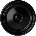 thumbnail image 1 of Ekena Millwork 12"OD x 1 3/4"P Reece Ceiling Medallion (Fits Canopies up to 2 3/8"), Hand-Painted Jet Black, 1 of 6