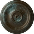 thumbnail image 1 of Ekena Millwork 12"OD x 1"P Traditional Ceiling Medallion (Fits Canopies up to 2 3/4"), Hand-Painted Bronze Blue Patina, 1 of 6