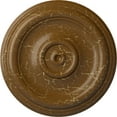 thumbnail image 1 of Ekena Millwork 12"OD x 1"P Traditional Ceiling Medallion (Fits Canopies up to 2 3/4"), Hand-Painted Smokey Topaz Crackle, 1 of 6