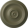 thumbnail image 1 of Ekena Millwork 12"OD x 1"P Traditional Ceiling Medallion (Fits Canopies up to 2 3/4"), Hand-Painted Spartan Stone, 1 of 6