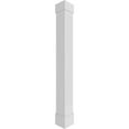 thumbnail image 1 of Ekena Millwork 12"W x 10'H Craftsman Classic Square Non-Tapered Fluted Column w/ Standard Capital & Standard Base, 1 of 9