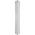 thumbnail image 1 of Ekena Millwork 12"W x 10'H Craftsman Classic Square Non-Tapered San Miguel Mission Style Fretwork Column w/ Prairie Capital & Prairie Base, 1 of 8