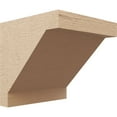 thumbnail image 1 of 12"W x 12"D x 12"H Wide Burlington Rough Cedar Woodgrain TimberThane Corbel, Primed Tan, 1 of 6