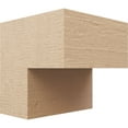 thumbnail image 1 of 12"W x 12"D x 12"H Wide Chapel Hill Rough Cedar Woodgrain TimberThane Corbel, Primed Tan, 1 of 6