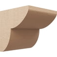 thumbnail image 1 of 12"W x 12"D x 12"H Wide Crestline Rough Cedar Woodgrain TimberThane Corbel, Primed Tan, 1 of 6