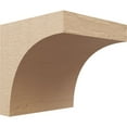 thumbnail image 1 of 12"W x 12"D x 12"H Wide Huntington Rough Cedar Woodgrain TimberThane Corbel, Primed Tan, 1 of 6
