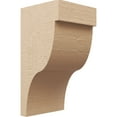 thumbnail image 1 of 12"W x 12"D x 24"H Wide Garner Rough Cedar Woodgrain TimberThane Corbel, Primed Tan, 1 of 6