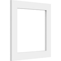 Ekena Millwork 12"W x 12"H x 3/8"P Prescott Decorative Wall Panel (Two-Piece)