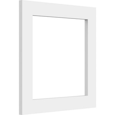 Ekena Millwork 12"W x 12"H x 3/8"P Prescott Decorative Wall Panel (Two-Piece)