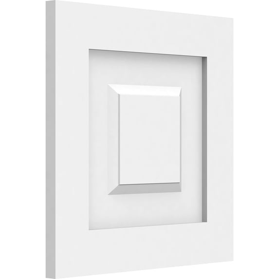 Ekena Millwork 12"W x 12"H x 5/8"P Harrison Raised Panel Decorative Wall Panel