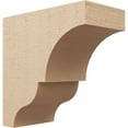 thumbnail image 1 of 12"W x 24"D x 24"H Classic Asheboro Rough Cedar Woodgrain TimberThane Corbel, Primed Tan, 1 of 6