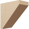 thumbnail image 1 of 12"W x 24"D x 24"H Classic Concord Rough Cedar Woodgrain TimberThane Corbel, Primed Tan, 1 of 6
