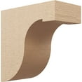 thumbnail image 1 of 12"W x 24"D x 24"H Classic Del Monte Rough Cedar Woodgrain TimberThane Corbel, Primed Tan, 1 of 6