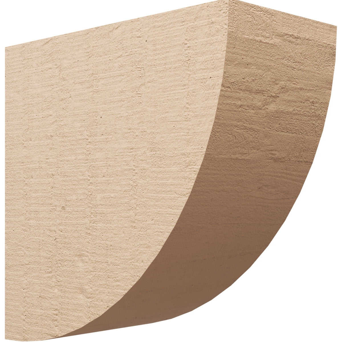 12"W x 24"D x 24"H Classic Durham Rough Cedar Woodgrain TimberThane Corbel, Primed Tan