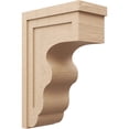 thumbnail image 1 of 12"W x 24"D x 36"H Classic Highland Rough Cedar Woodgrain TimberThane Corbel, Primed Tan, 1 of 6