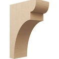 thumbnail image 1 of 12"W x 24"D x 36"H Classic Yorktown Rough Cedar Woodgrain TimberThane Corbel, Primed Tan, 1 of 6
