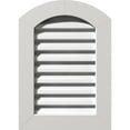 thumbnail image 1 of Ekena Millwork 12"W x 32"H Arch Top Gable Vent (17"W x 37"H Frame Size) Functional, PVC Gable Vent with 1" x 4" Flat Trim Frame, 1 of 14