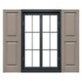 thumbnail image 1 of Ekena Millwork 12"W x 35"H Mid-America Vinyl, Standard Size Williamsburg Double Panel Shutters, w/Installation Shutter-Lok's & Matching Screws (Per Pair), 008 - Clay, 1 of 14