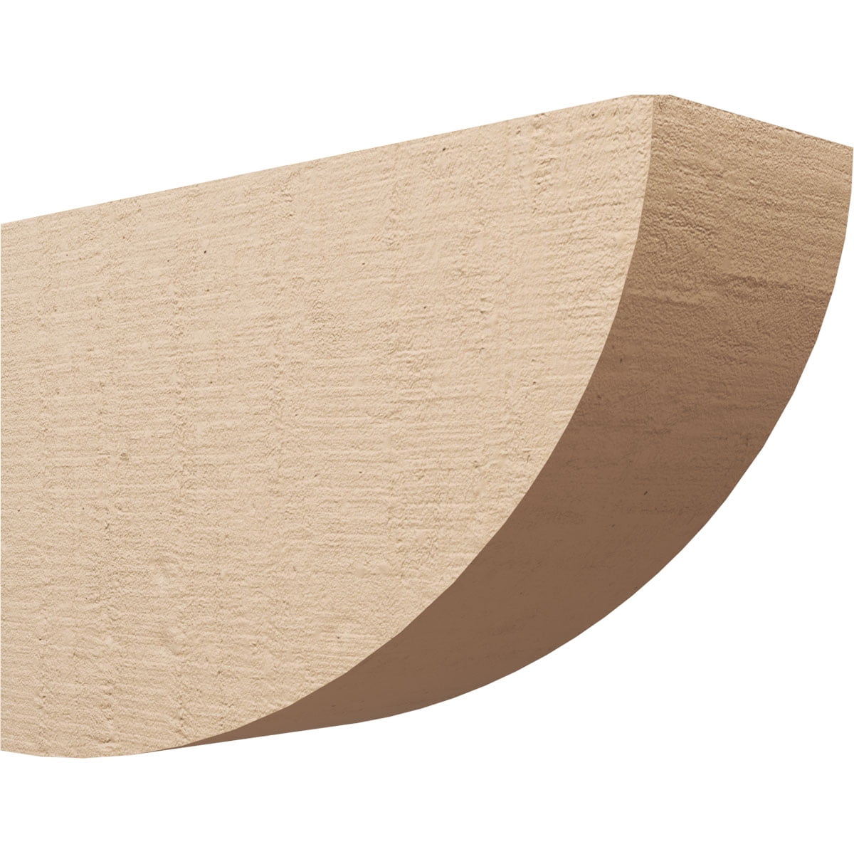 12"W x 36"D x 24"H Classic Durham Rough Cedar Woodgrain TimberThane Corbel, Primed Tan