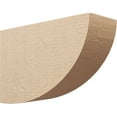 thumbnail image 1 of 12"W x 36"D x 24"H Classic Durham Rough Cedar Woodgrain TimberThane Corbel, Primed Tan, 1 of 6