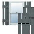 thumbnail image 1 of Ekena Millwork 12"W x 44"H Lifetime Vinyl, TailorMade Three Board Spaced (2 Batten), Board-n-Batten Shutters, w/Shutter-Loks (Per Pair), Storm Cloud, 1 of 13