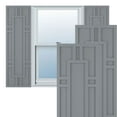 thumbnail image 1 of Ekena Millwork 12"W x 46"H True Fit PVC Hastings Fixed Mount Shutters, Ocean Swell (Per Pair - Hardware Not Included), 1 of 9
