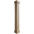 thumbnail image 1 of Ekena Millwork 12"W x 5'H Pecky Cypress Endurathane Faux Wood Non-Tapered Square Column Wrap with Standard Capital & Base, 1 of 20