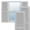 thumbnail image 1 of Ekena Millwork 12"W x 52"H True Fit PVC Two Equal Louver Shutters, Primed (Per Pair - Hardware Not Included), 1 of 11