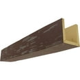 thumbnail image 1 of Ekena Millwork 12"W x 6"H x 18'L 3-Sided (U-beam) Pecky Cypress Endurathane Faux Wood Ceiling Beam, Aged Pecan, 1 of 23