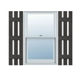 thumbnail image 1 of Ekena Millwork 12"W x 67"H Mid-America Vinyl, Standard Size Three Board Spaced Shutters, w/Installation Shutter-Lok's & Matching Screws (Per Pair), 010 - Musket Brown, 1 of 13