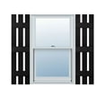 thumbnail image 1 of Ekena Millwork 12"W x 71"H Mid-America Vinyl, Standard Size Three Board Spaced Shutters, w/Installation Shutter-Lok's & Matching Screws (Per Pair), 002 - Black, 1 of 13