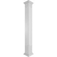 thumbnail image 1 of Ekena Millwork 12"W x 8'H Craftsman Classic Square Non-Tapered Chevron Modern Fretwork Column w/ Crown Capital & Crown Base, 1 of 8