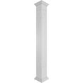 thumbnail image 1 of Ekena Millwork 12"W x 8'H Craftsman Classic Square Non-Tapered Hastings Fretwork Column w/ Crown Capital & Crown Base, 1 of 1