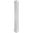 thumbnail image 1 of Ekena Millwork 12"W x 8'H Craftsman Classic Square Non-Tapered Paisley Fretwork Column w/ Mission Capital & Mission Base, 1 of 8