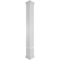 thumbnail image 1 of Ekena Millwork 12"W x 8'H Craftsman Classic Square Non-Tapered San Antonio Mission Style Fretwork Column w/ Prairie Capital & Prairie Base, 1 of 8