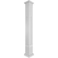 thumbnail image 1 of Ekena Millwork 12"W x 8'H Craftsman Classic Square Non-Tapered San Miguel Mission Style Fretwork Column w/ Tuscan Capital & Tuscan Base, 1 of 8