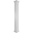 thumbnail image 1 of Ekena Millwork 12"W x 8'H Craftsman Classic Square Non-Tapered X-Board Farmhouse Fretwork Column w/ Crown Capital & Crown Base, 1 of 8