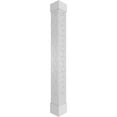 thumbnail image 1 of Ekena Millwork 12"W x 9'H Craftsman Classic Square Non-Tapered Gypsum Fretwork Column w/ Standard Capital & Standard Base, 1 of 8