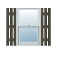 thumbnail image 1 of Ekena Millwork 12 in. W x 67 in. H Builders Edge, Standard Three Board Spaced, Board-n-Batten Shutters, Includes Matching Installation Spikes (Per Pair), 010 - Musket Brown, 1 of 10