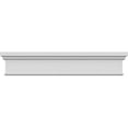 thumbnail image 1 of Ekena Millwork 124" Bottom Width x 129 1/4" Top Width x 13 3/4"H x 7/8"P Craftsman Crosshead, 1 of 24