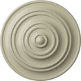 thumbnail image 1 of Ekena Millwork 13 1/4"OD x 1/2"P Classic Ceiling Medallion (Fits Canopies up to 4 1/8"), Hand-Painted Clear Yellow, 1 of 6