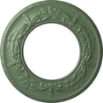 thumbnail image 1 of Ekena Millwork 13 1/4"OD x 7 1/8"ID x 7/8"P Salem Ceiling Medallion (Fits Canopies up to 7 1/8"), Hand-Painted Athenian Green, 1 of 5