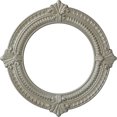 thumbnail image 1 of Ekena Millwork 13 1/8"OD x 8"ID x 5/8"P Benson Ceiling Medallion (Fits Canopies up to 8"), Hand-Painted Flash Gold, 1 of 6