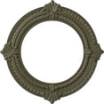 thumbnail image 1 of Ekena Millwork 13 1/8"OD x 8"ID x 5/8"P Benson Ceiling Medallion (Fits Canopies up to 8"), Hand-Painted Painted Turtle, 1 of 6