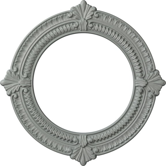 Ekena Millwork 13 1/8"OD x 8"ID x 5/8"P Benson Ceiling Medallion (Fits Canopies up to 8")