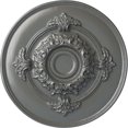 thumbnail image 1 of Ekena Millwork 13 3/4"OD x 1"P Monique Ceiling Medallion (Fits Canopies up to 3 3/4"), Hand-Painted Silver, 1 of 6