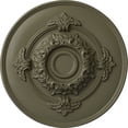thumbnail image 1 of Ekena Millwork 13 3/4"OD x 1"P Monique Ceiling Medallion (Fits Canopies up to 3 3/4"), Hand-Painted Spartan Stone, 1 of 6