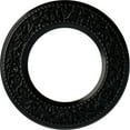 thumbnail image 1 of Ekena Millwork 13 3/8"OD x 7 1/2"ID x 3/4"P Blackthorn Ceiling Medallion (Fits Canopies up to 7 1/2"), Hand-Painted Jet Black, 1 of 6